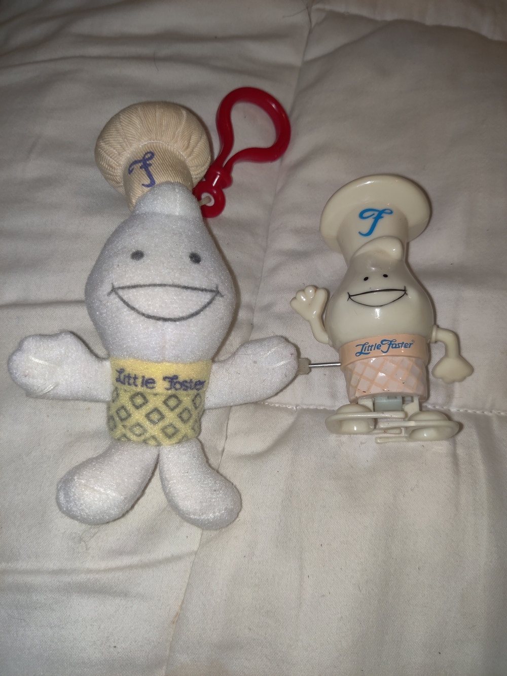 Vtg 1990’s Little Fosters Freeze Plush Backpack Clip-on
